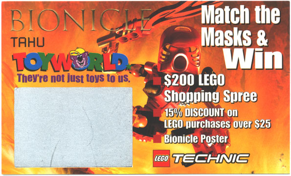 TOYWORLD TAHU Scratch-Off