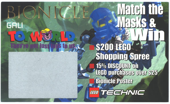 TOYWORLD GALI Scratch-Off