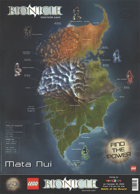 TRU Mata Nui Map