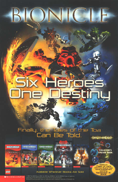 BIONICLE� #13 Back Cover
