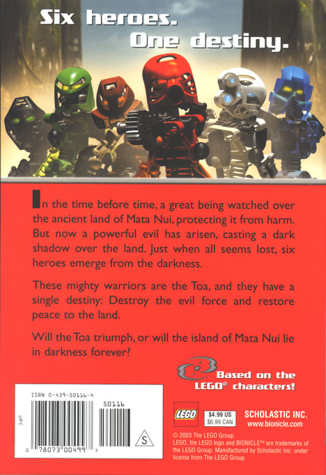 Tale of the Toa Back