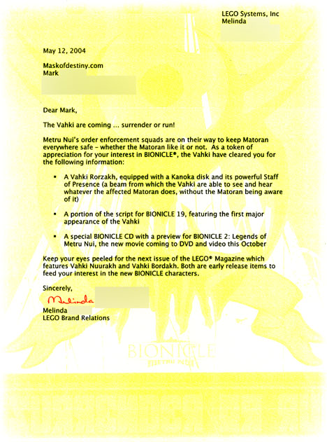 VAHKI Press Kit Letter