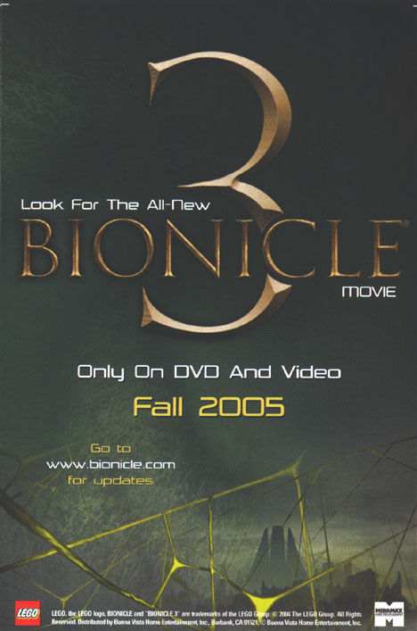 <I>BIONICLE&reg; 3</I> Ad