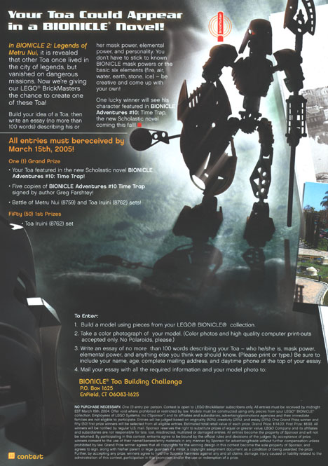 Toa Building Challenge