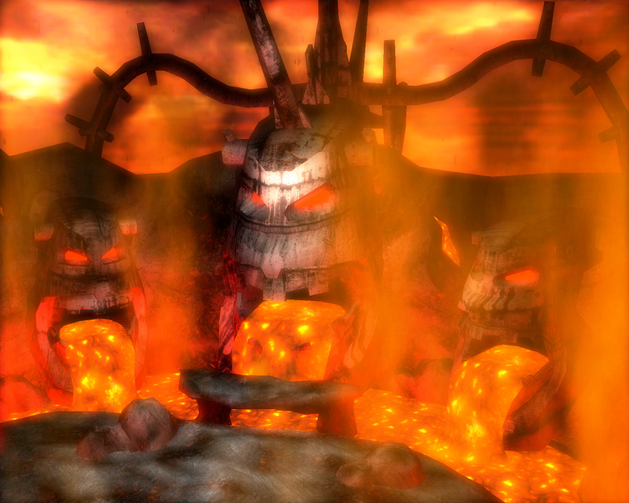 Lava cannals
