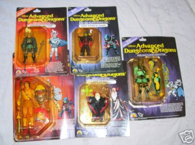 DUNGEONS & DRAGONS LJN FIGURE LOT SOME MOC