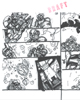 Page 3 of the Draft of the BIONICLE #8 Comic