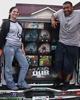 Jamie and Swift on the 2003 BIONICLE� Unleashed Van