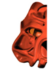 Left side of TAHU NUVA mask template