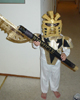 Isaac as TAKANUVA in homemade costume